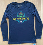 Men's Long Sleeve Navy Great Race Running Top (2022)