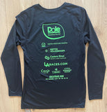 Women's Long Sleeve Black Chesebro Half Marathon Running Top (2022)