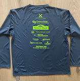 Men's Long Sleeve Lead Gray Chesebro Half Marathon Running Top (2023)
