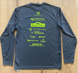 Men's Long Sleeve Lead Gray Great Race Running Top (2023) - Small only