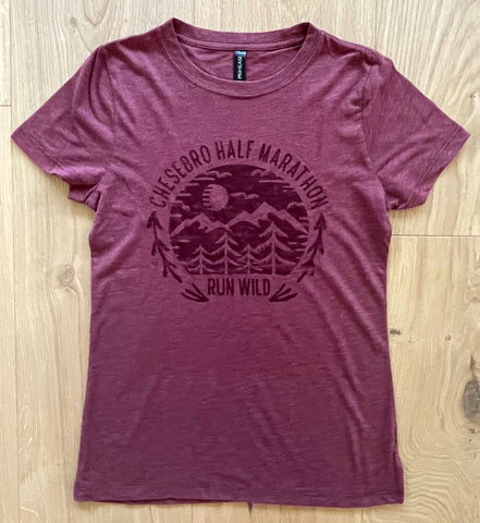 Run Wild Chesebro Half Marathon Short Sleeve Comfort Tee - Women's