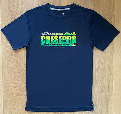 Men's Navy Chesebro Half Marathon Running Top (2024)