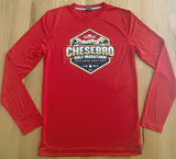 Men's Premium Red Long Sleeve Chesebro Half Marathon Running Shirt (2025)