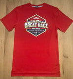 Men's Red Short Sleeve Great Race Running Shirt (2025)