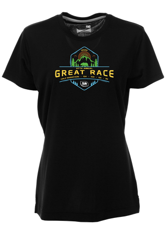 Women's Black Great Race Running Top (2022)