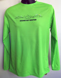 Chesebro Half Men's Neon Green Visible Long Sleeve Tech Training Tee