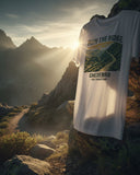 Chesebro Half Marathon Run the Ridge Tee - Sage or Natural