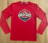 Men's Premium Red Long Sleeve Great Race Running Top (2025)