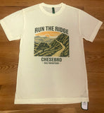 Chesebro Half Marathon Run the Ridge Tee - Sage or Natural