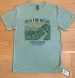 Chesebro Half Marathon Run the Ridge Tee - Sage or Natural
