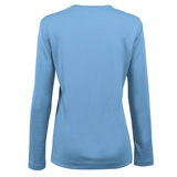 Women’s Great Race Long Sleeve Running Shirt - Light Blue