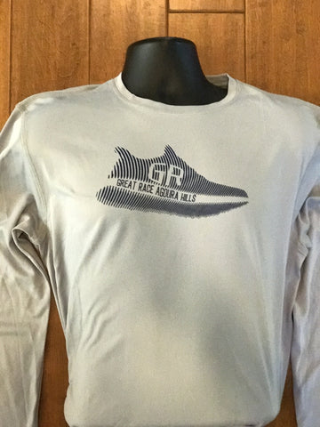 Great Race Men's Long Sleeve Technical Run Shirt: Med. only
