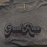 Great Race LA•CA•USA Comfort Tee - Men's Short Sleeve - Navy Heather